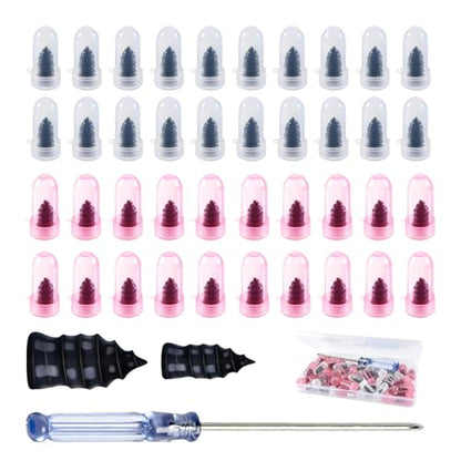 Tire Repair Rubber Nails Kit New Vacuum Tire Repair Rubber Nail, Tire Rubber Nails Tool, Fast Self-Service Tire Repair Tools for Car, Motorcycle, Bike, Truck (40 Pcs) - size: 40 Pcs