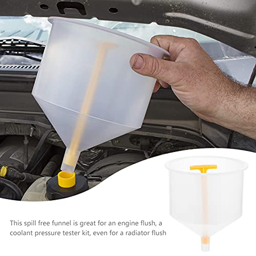 ABOOFAN 1Set Spill Coolant Funnel Tool Kit for Radiator Filling Automotive Prevents Spills Trapped Air Essential Car Supplies
