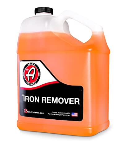 Adam's Iron Remover (Gallon) - Iron Out Fallout & Stop Rust Remover Spray for Car Detailing Removes Iron Particles in Auto Paint, Wheels, Motorcycle, RV & Boat - Use Before Clay Bar, Wax or Car Wash - size: 128 fl. oz (Gallon)