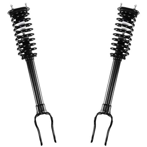 Detroit Axle - RWD Front Struts Sway Bars for Jeep 2011-2015 Grand Cherokee [3.6L], 2012 2013 2014 Struts with Coil Spring Assembly Sway Bar End Links Replacement Suspension Kit - size: 4QS50689/ sway kit