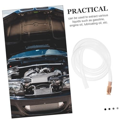 Happyyami Manual Siphon Pump Hose for Fuel Transfer Hose Kit for Cars Trucks and Liquids for Auto Mechanics and Home Use