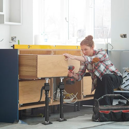 Third Hand Support Pole Heavy Duty, Cabinet Jacks for Installing Cabinets with 200 LBS Capacity and Expand from 15-4/5 to 23-3/5 in, 1-PC - size: Short 1pc（15.75 ~ 23.6 inches）