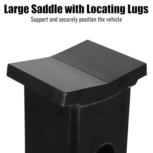 22Ton Pin Type Car Jack Stand 2PCS-Heavy Duty 44000LBS Portable Jack Stands with Locking Pin, Adjustable Height 11"-18", for Trucks, RV, SUV, Auto Repair