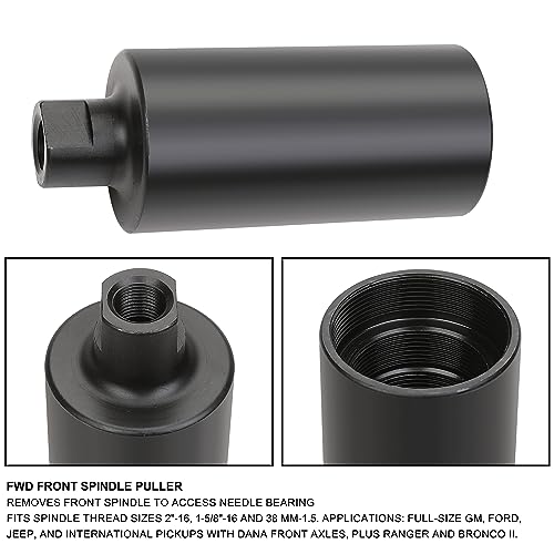 6PCS 4WD Spindle Nut Socket Set, 4 Lug Lock Nut Sockets, 6 Lug Socket, FWD Front Spindle Puller