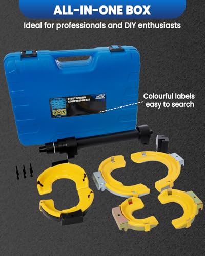 SIXIWANZI Spring Compressor Tool, Universal Coil Spring Compressor Tool | Heavy Duty