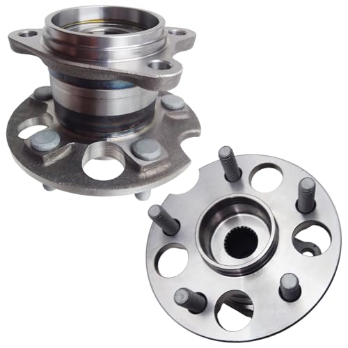 512284 Rear Wheel Bearing Hub Assembly for Toyota Highlander 2004-2013, Venza 2009-2016, Lexus RX330 RX350 RX400h 2004-2009 AWD (2PCS) - size: 512284