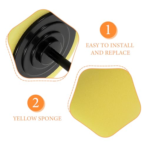 Conical Sponge Buffing Wheel Versatile Sponge Polisher Pad Polishing Kit with Easy to Install Design for Car Wheel Hub Cleaning and Maintenance for Automotive Use