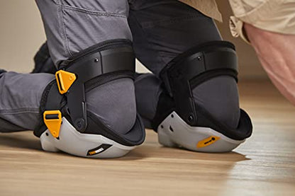 ToughBuilt - GelFit Grip Thigh Support Stabilization Knee Pads, Heavy-Duty Gel Cushioning with Ergonomic Thigh Support, Non-Slip Grip, Adjustable Straps & Shock-Absorbing Protection (TB-KP-G3R) - size: GelFit/Non-Marring