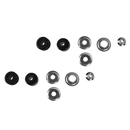 TRQ Rear Shock Absorber Set Compatible with 2003-2022 Toyota 4Runner 2007-2014 FJ Cruiser - style: SBA60380