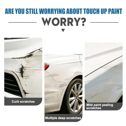 Car Scratch Remover for vehicles, Scratch Removal Wax with Sponge & Towels | Scratch Removal Wax Easily Removes Light Scratches, Swirls and Water Spots, Auto Detailing Polish for Light to Deep Scratches