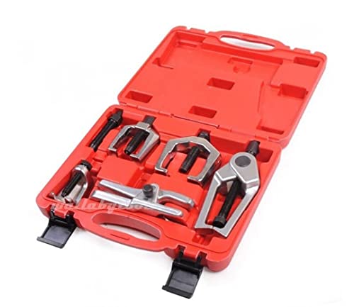 5pc Front End Ball Joint Service Tie Rod Tool Kit Set Pitman Arm Puller Remover