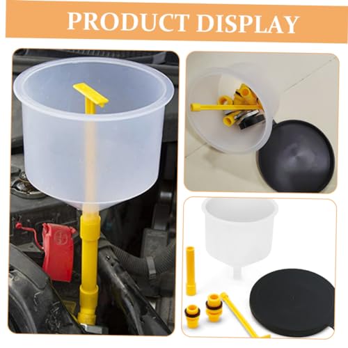 Ciieeo Car Funnel and Radiator Filling Kit Coolant Funnel Tool Spill Filling Kit Automotive Fluids Coolant