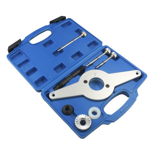 Vibration Damper Holding Tool Crankshaft Pulley Removal Shock Absorber Kit T10531 T10368 Compatible with Volkswagen Engine EA888 1.8L 2.0L TFSI 4V CABB Car A3 S3 A4 S4 A5 S5 A6 S6 A7 S7