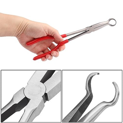 3 PCS 11 Inch Long Reach Hose Grip Pliers, Long Needle Nose Pliers, 11" Hose Gripper Plier Set for Car Maintenance, Home Appliance Maintenance, And Electrician Maintenance,by GENHAKON - size: 3 PCS