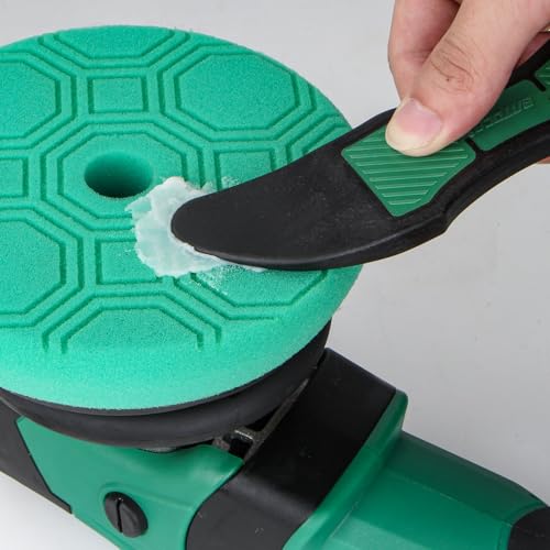 BATOCA Foam Buffing Polishing Pad Conditioning Brush, Cleaning Recondition Spur Tool for Woolen, Microfiber Polishing Compound Pads, Bonnets, 2 Pack