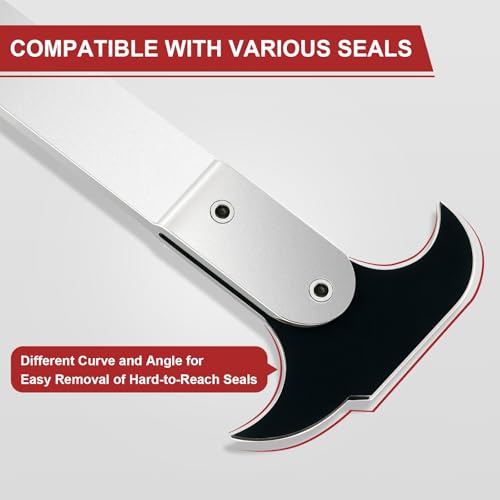 XUDYVCO Seal Puller, 3rd Generation Oil Seal Removal Tool with 30% Thicker Dual Hook Tips and Heat-Treated Steel, Seal Puller Tool Perfect for Car, SUV, Light Truck and Machine Repair