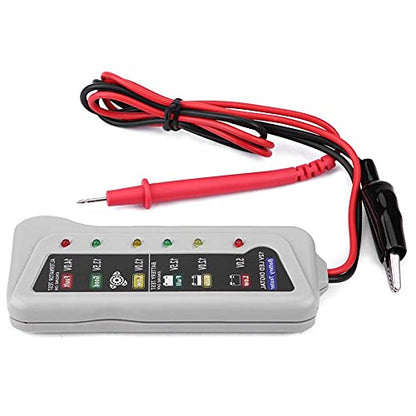 Car Battery Tester, 2-14.8V Automotive Battery Analyzer and Maintenance System, LED Display, for Cars, Motorcycles, 12V Storage Batteries