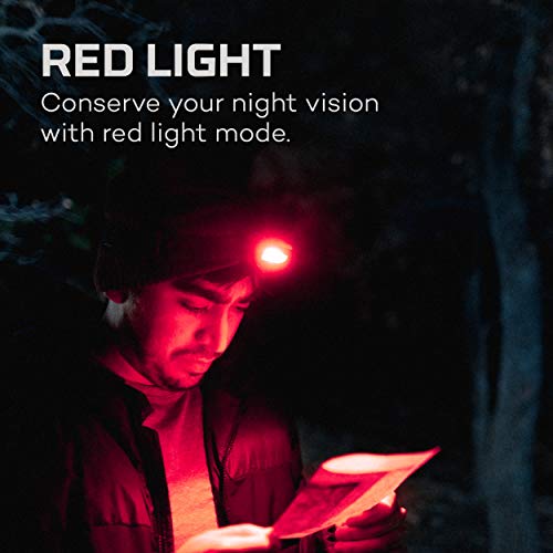 NEBO Einstein Powerful 500 Lumen Headlamp, Compact Low-Profile Headlamp with 5 Light Modes - style: 500 Lumens