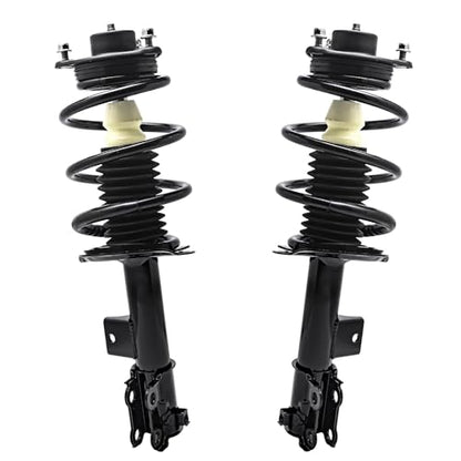 Detroit Axle - Front Struts w/Coil Springs Rear Shock Absorbers Replacement for 2012-2014 Hyundai Sonata, 2012-2015 Kia Optima Gas - 4pc Set - size: 4AQ47285/Shock Kit