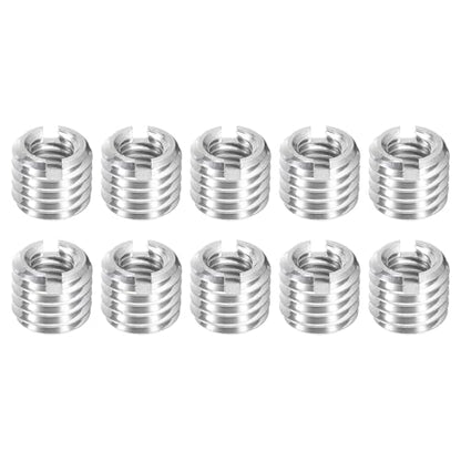 uxcell 10Pcs Threaded Inserts, M5-0.8x7 & M8-1.25x7 Stainless Steel 303 Screw Thread Sleeves Thread Repair Insert for Mechanical Equipment - size: M5-0.8x7 & M8-1.25x7mm
