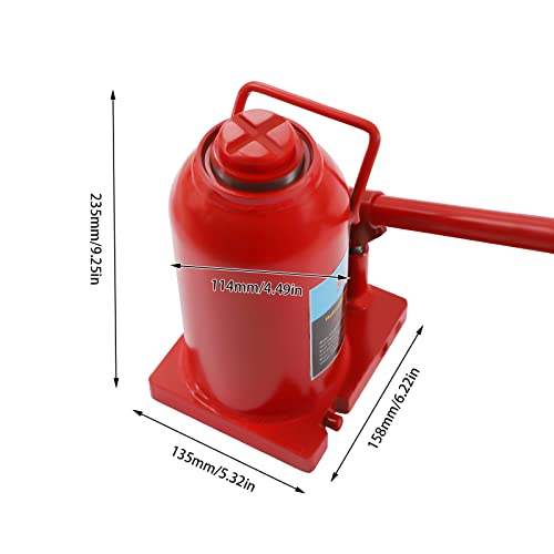 Bottle Jack 30 Ton Hydraulic Jack 66138LBS Air Hydraulic Car Jack Hydraulic Double Piston Car Bottle Jack for Car, Pickup, Truck, RV, Auto Repair, Industrial Engineering - color: 30 Ton Bottle Jack