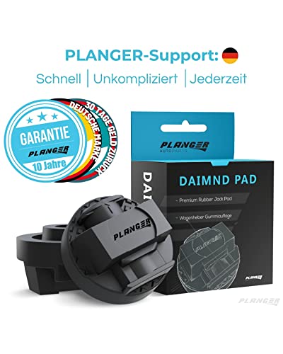 PLANGER® - Daimnd Pad - Rubber Jack Pad for Mercedes Benz (Special CAR Brands from Germany) Trolley Jack, Vehicle Lift and Axle Stand - Protects Your Car, SUV