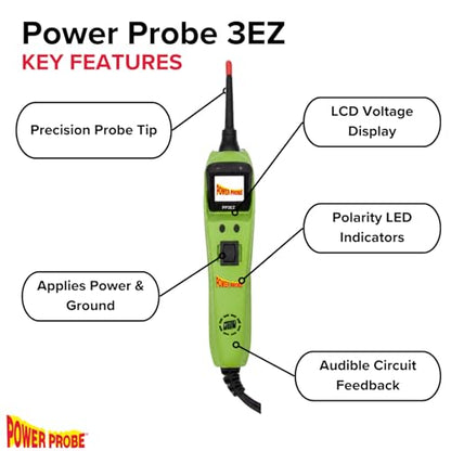 Power Probe 3EZ Circuit Tester with Diagnostic Mode (PP3EZGRNCS) - color: Green - Limited Edition