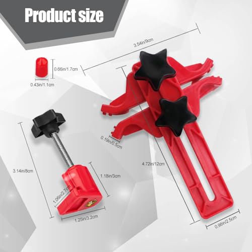 Car Dual Camshaft Clamp, Car Engine Timing Belt Sprocket Gear Locking Tool Kit, Anti-Slip Cam Gear Clamp and Holder Set, Universal Car Accessories Cam Bearing Tool Kit Fit for Most Cars