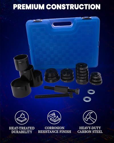 SIXIWANZI 24pc Wheel Bearing Press Kit for Easy Removal & Installation FWD