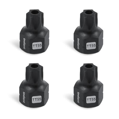 toolant 3/8" drive TT55 impact torx bit socket set 4PCS, Torx Drive, S2 Steel Air Drive Torx Socket set,Impact Grade，Anti-Roll Design - size: 3/8" drive - TT55 - 4 PCS