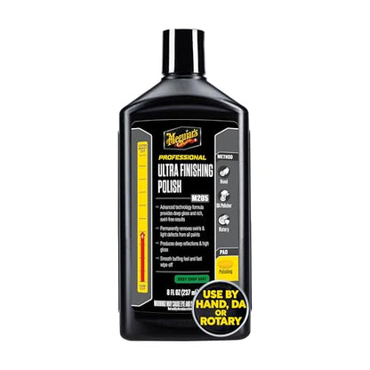 Meguiar's M20508 Mirror Glaze Ultra Finishing Polish -8 Oz Bottle - size: 8 Oz, style: Finishing Polish