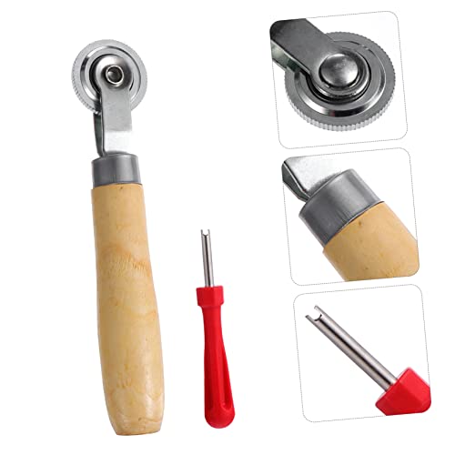 Zerodeko 2Pcs Tire Patch Roller Set with Handle Durable Tire Repair Tools for Cars Bikes Motorcycles Ergonomic Design for Efficient Patching and Valve Core Removal