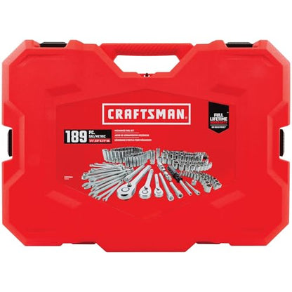 CRAFTSMAN Mechanics Tool Set, SAE/Metric, 189-Piece (CMMT12034) - style: 189 Piece Set