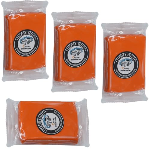 Car Clay Bar Detailing kit - Clay Bars Auto Detailing Premium Grade Magic Clay Bar Kit Car Detailing Kit with Washing and Adsorption Microfiber Towel 4 Pack 100g