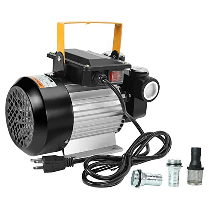 110V AC 550W Self Priming Electric Transfer Pump, 60L/min Oil Transfer Pump Fuel Diesel Kerosene Biodiesel Pumps For Vehicles, Construction Sites, Farms - style: 110V 550W