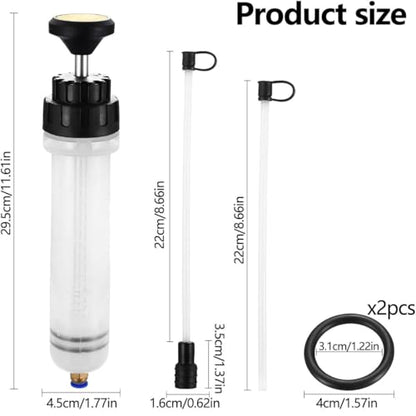 200cc Fluid Extractor, Extraction&Fill Pump,Fluid Syringe Pump Manual Suction Vacuum Fuel Car Transfer