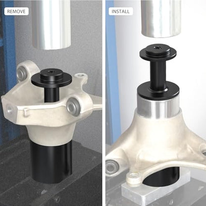 NICECNC Black Wheel Bearing Install Removal Press Tool | Compatible with Can Am Maverick X3 900 HO 4x4 DPS 2018, X3 R 4x4 Turbo DPS 2019, X3 Max 4x4 DS Turbo DPS 2021, See Fitments