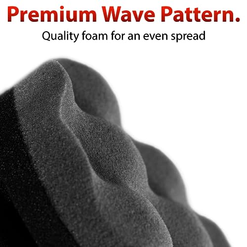 Adam's Polishes Pro Tire Hex Grip Applicator - Tire Shine Car Detailing Foam Sponge Tool | Car Cleaning Supplies After Car Wash leaner | for Vinyl Rubber & Trim Accessories | Wheel & Rim Cleaner - size: 1 Pack