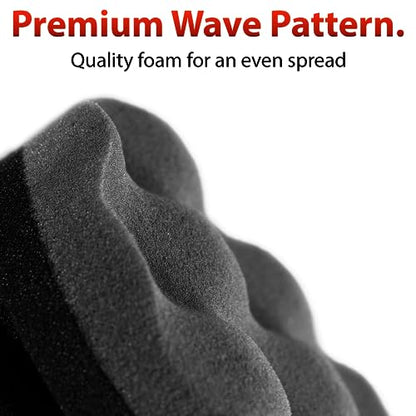 Adam's Polishes Pro Tire Hex Grip Applicator - Tire Shine Car Detailing Foam Sponge Tool | Car Cleaning Supplies After Car Wash leaner | for Vinyl Rubber & Trim Accessories | Wheel & Rim Cleaner - size: 1 Pack
