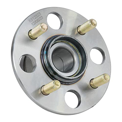 Detroit Axle - Rear 2pc Wheel Bearing Hubs for 07-13 Honda Fit, 10-14 Insight, 2 Wheel Bearing & Hubs Assembly 2011 2012 2013 Replacement Bearing Hubs - style: 512323DA x2/Pair