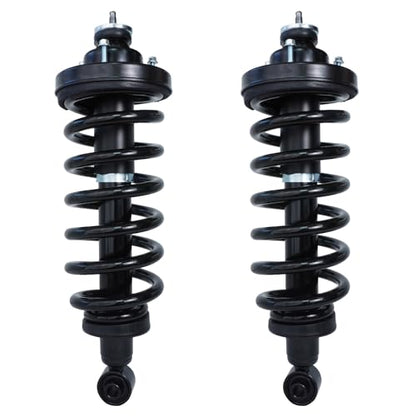 Detroit Axle - 2 Rear Struts for 2006-2010 Ford Explorer Mercury Mountaineer, Complete Struts & Spring Assembly 2007 2008 2009 Replacement Quick Install Ready Struts Shocks - size: 171125 x2/PAIR