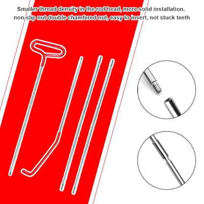 Car Lockout Kit, 67" Long Reach Tool Automotive Professional Emergency Tool Kit, Multi-Function Pull Hook Vehicle Disassembly & Repair Tool Set for Cars Trucks, Car Accessories