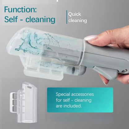 Carpet Cleaner Machine Upholstery - 450W Shampooer Couch Cleaning Portable Vacuum Rug Sofa Car Seat Fabric Mattress Pet Spot Extractor for Furniture Water Hand Held Scrubber