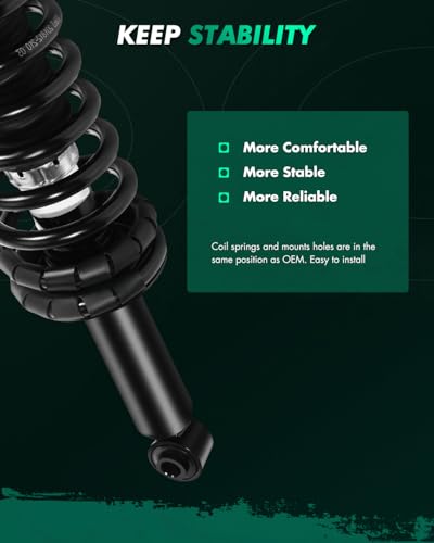 SCITOO Rear Strut Assembly Automotive Replace 1345398 Quick Struts Shock for Subaru Outback - Set of 2