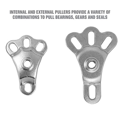 OEMTOOLS 37191 9 Way Slide Hammer Puller, Axle Puller Slide Hammer, Slide Hammer Hub Puller, Use with 5/8 Inch x 18 Thread Slide Hammer Attachments