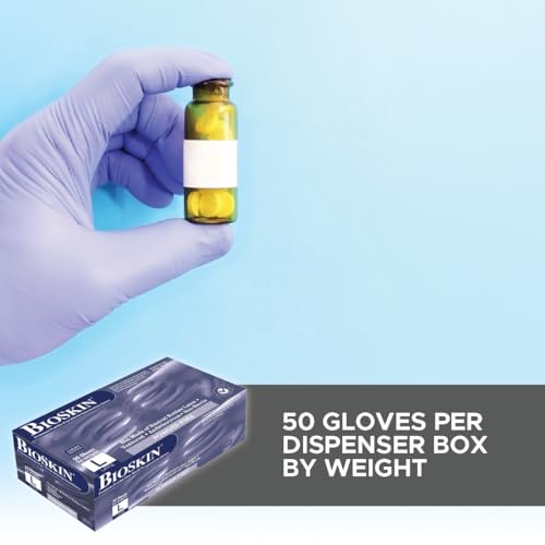 Nitrile Disposable Gloves | Powder-Free, Micro-Textured - size: X-Large, style: Exam Grade - 6 Mil (Blue)