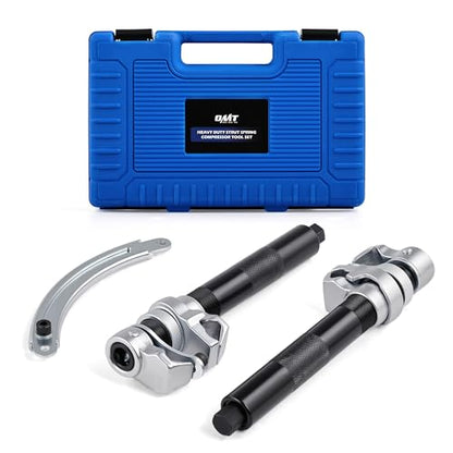 OMT Coil Spring Compressor Tool Set, 2200lb Strut Compressor Tool | 0.9"-11" Strut Spring Compressor Tool with Adjustable Safety Stand for Sedan SUV Pickup Truck Light Truck