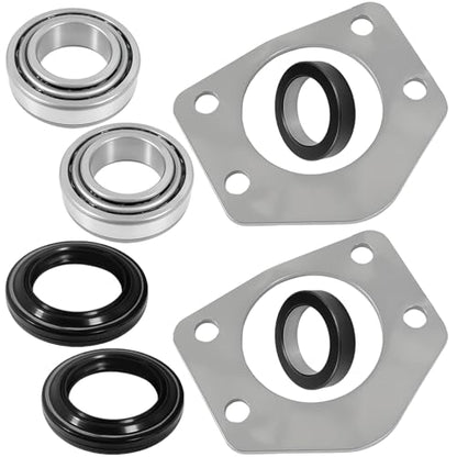 2 Set Rear Axle Bearing Seal & Press Ring Kit for Jeep TJ w/Dana 44 97-06
