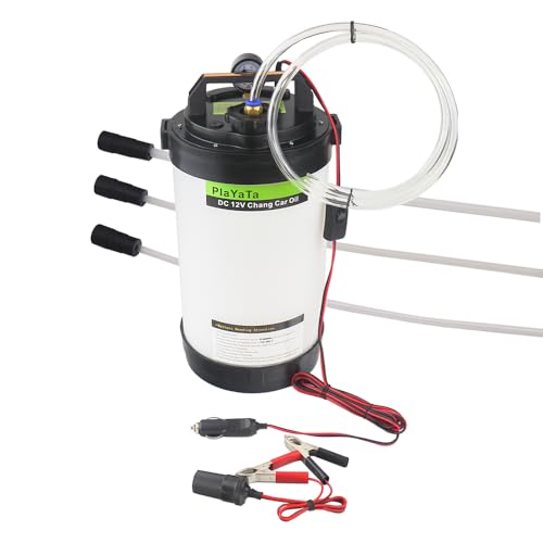 Electric DC12V Vacuum Oil Changer Drain Pump; Vacuum Liquid Extractor, Tool for Car, Truck, Motorcycle, Go Kart Oil, Transmission, Coolant Change, Easy to Use by Oil Stick Pipe（1.6Gallon） - size: 1.6gallon