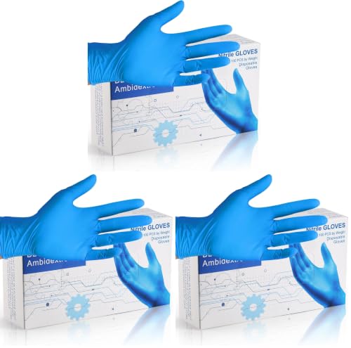 PEIPU Nitrile Disposable Gloves，Powder Free, Cleaning Service Gloves, Latex Free - size: Large (Pack of 100), style: 100 Pcs